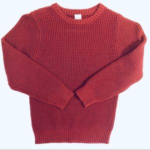 Carter's Boys' Brown Knit Long-Sleeve Crew Neck Sw